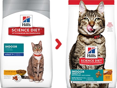 Science Diet Adult 7+ Indoor Dry Cat Food 7lb - Poudre Pet and Feed Supply
